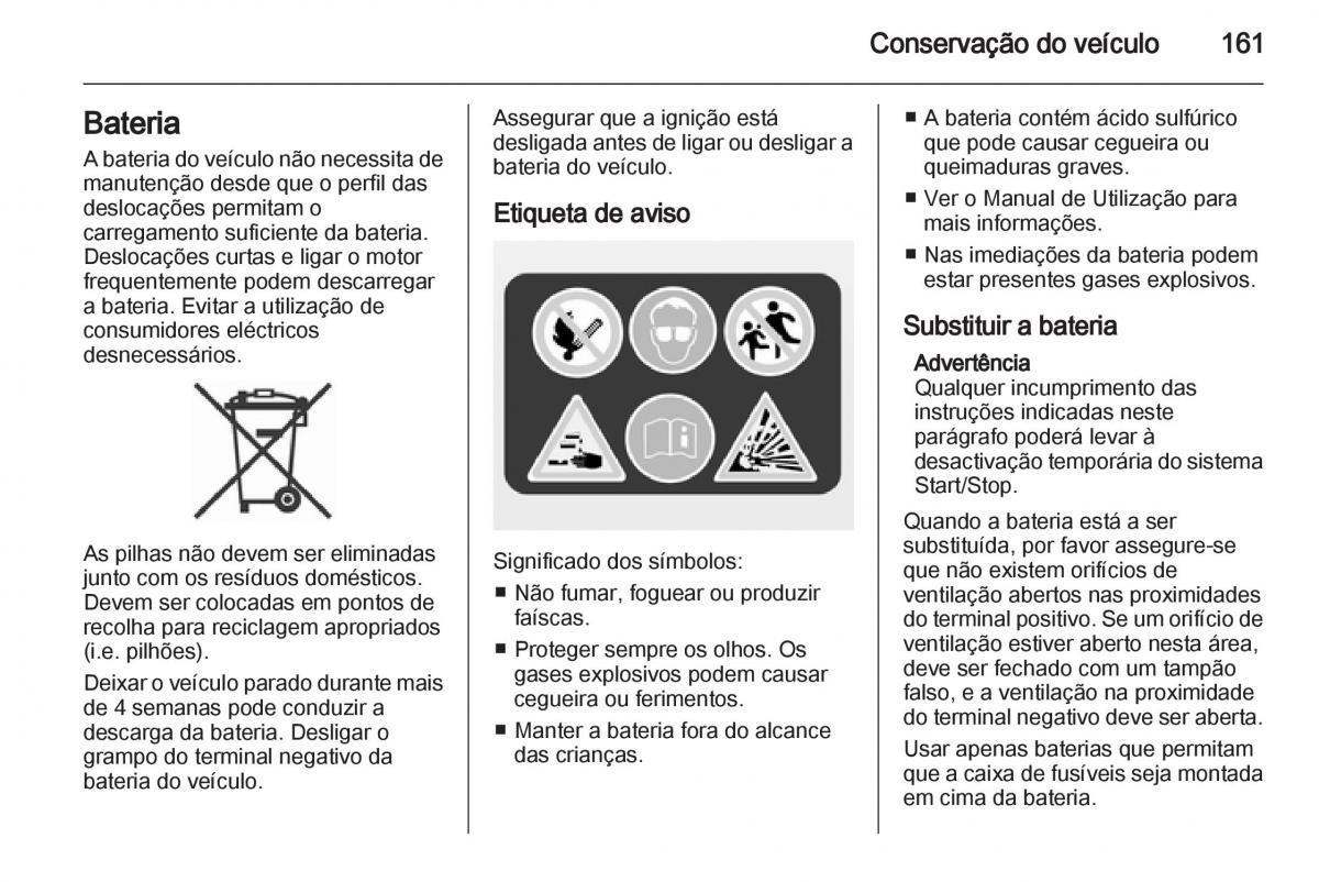 Opel Corsa D manual del propietario / page 163