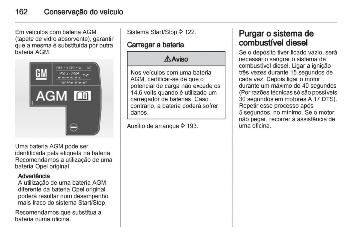 Opel Corsa D manual del propietario / page 164