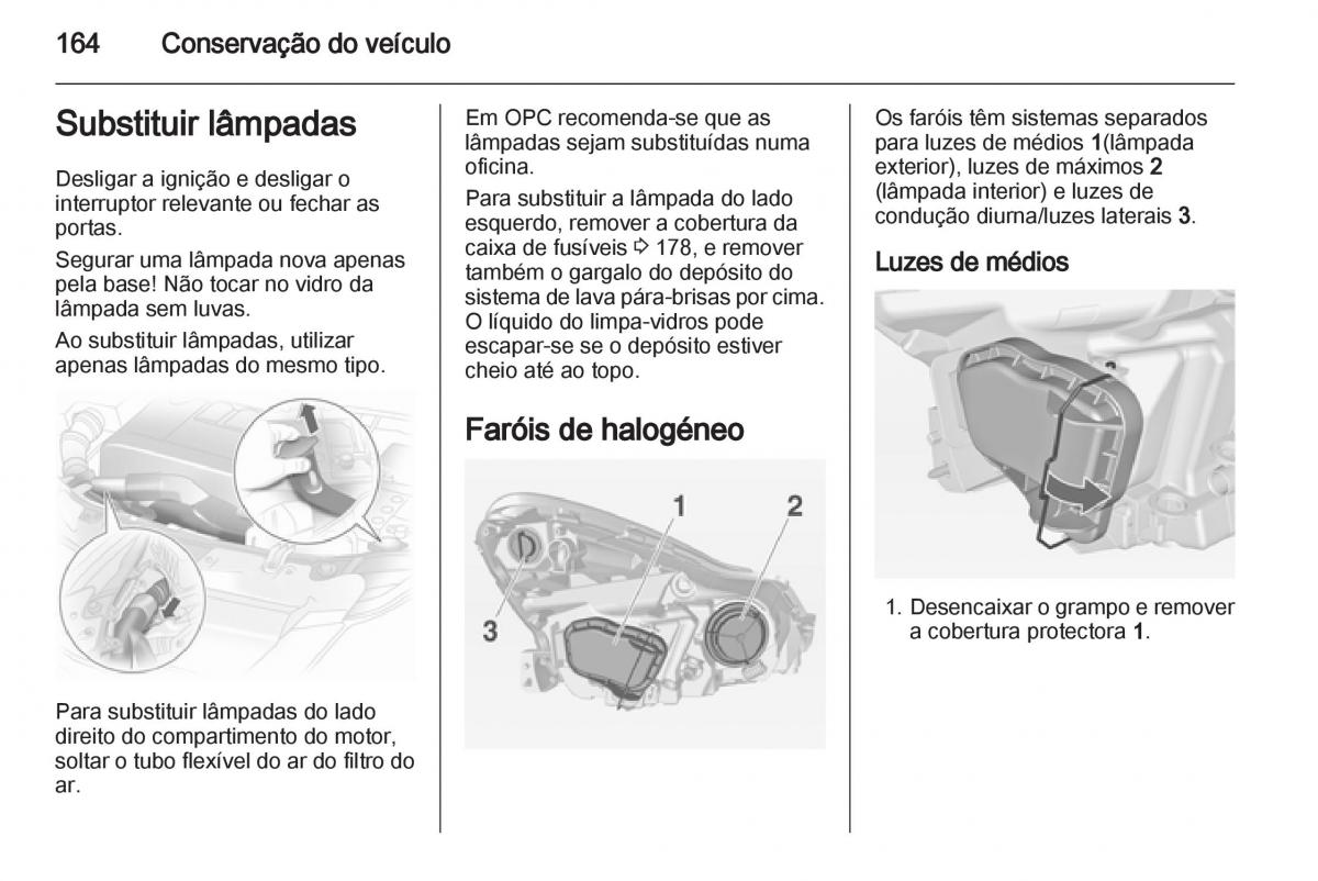 Opel Corsa D manual del propietario / page 166