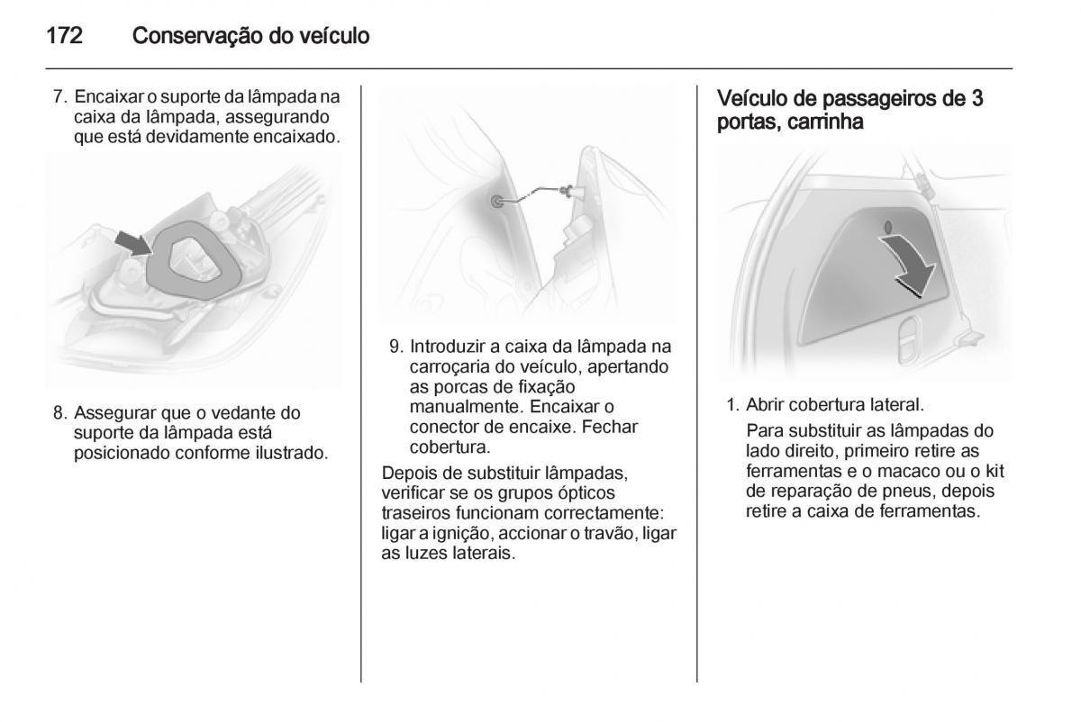 Opel Corsa D manual del propietario / page 174