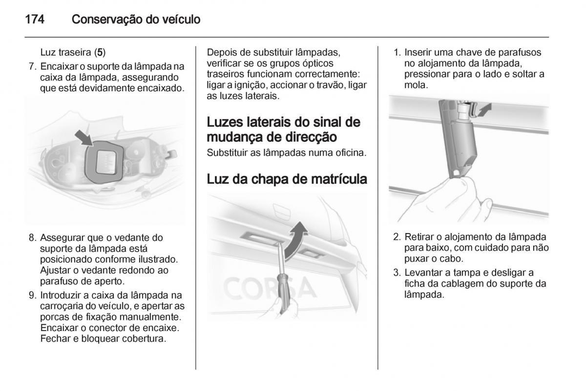 Opel Corsa D manual del propietario / page 176