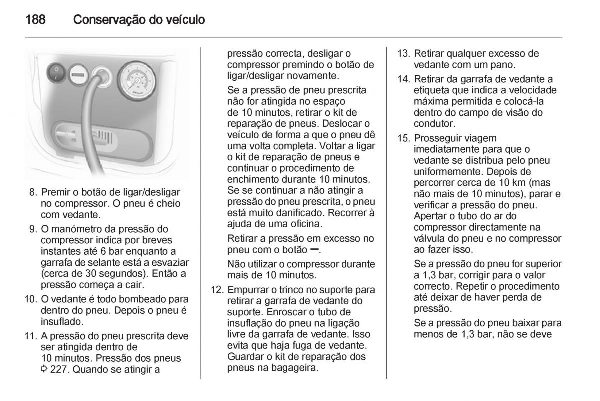 Opel Corsa D manual del propietario / page 190