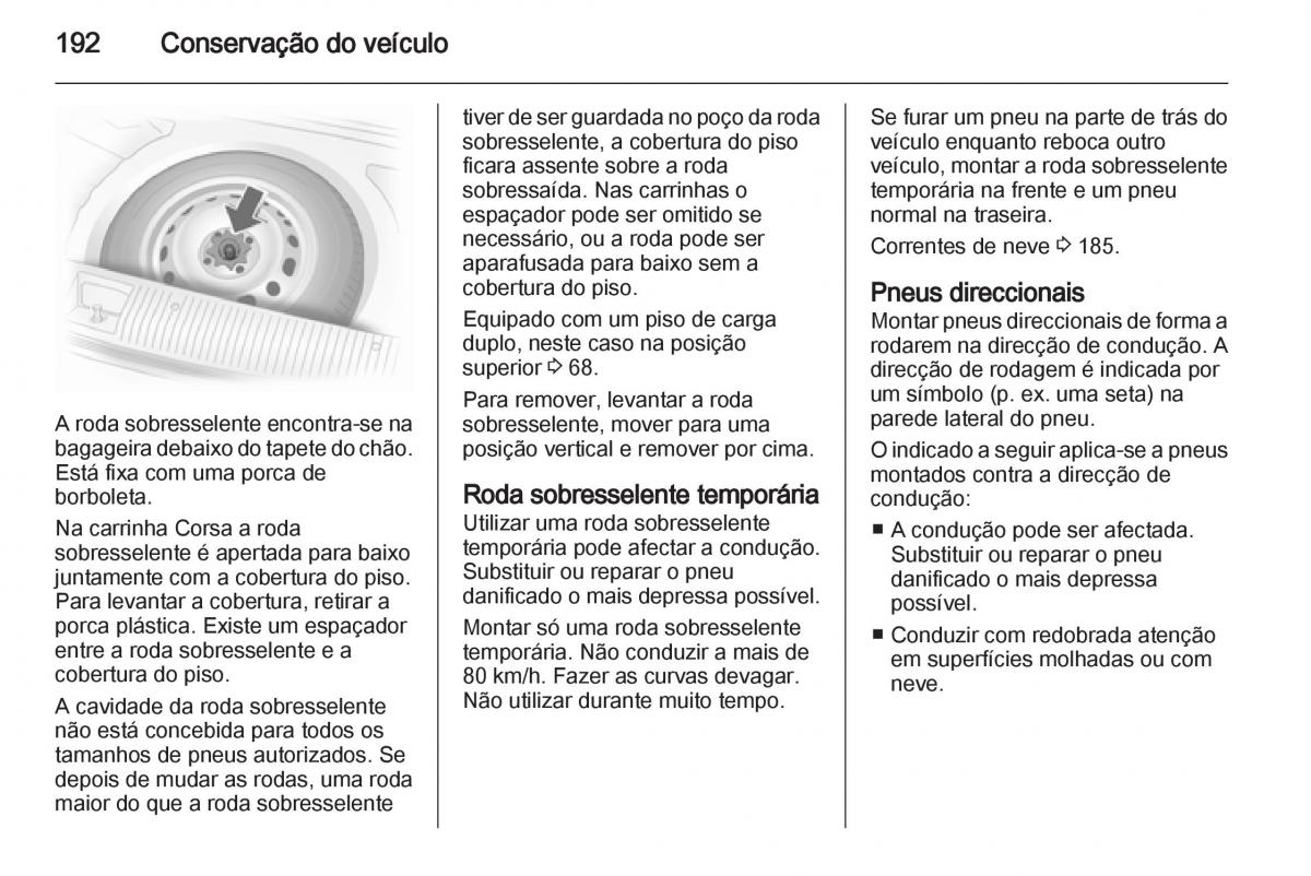 Opel Corsa D manual del propietario / page 194