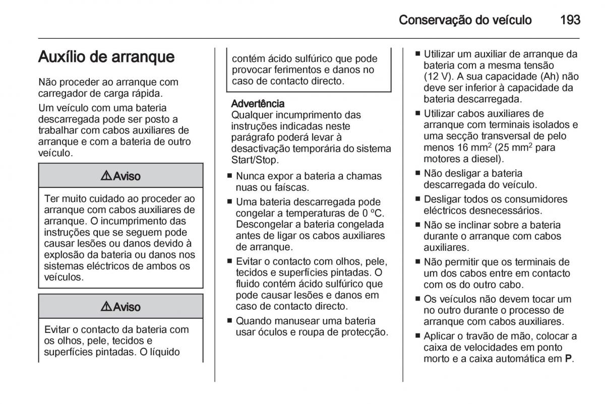 Opel Corsa D manual del propietario / page 195