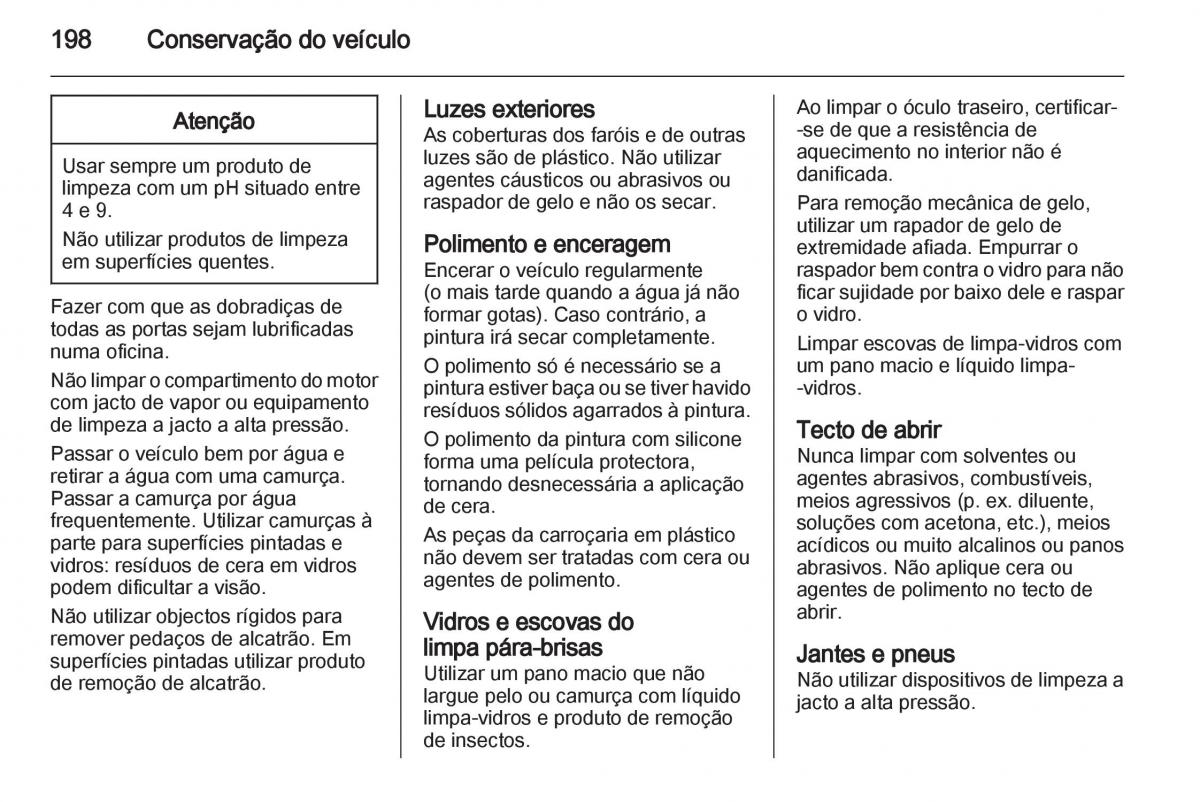 Opel Corsa D manual del propietario / page 200