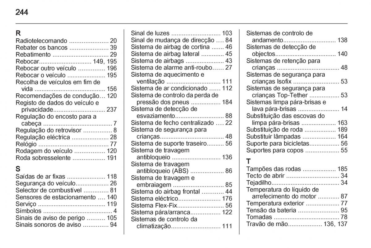 Opel Corsa D manual del propietario / page 246