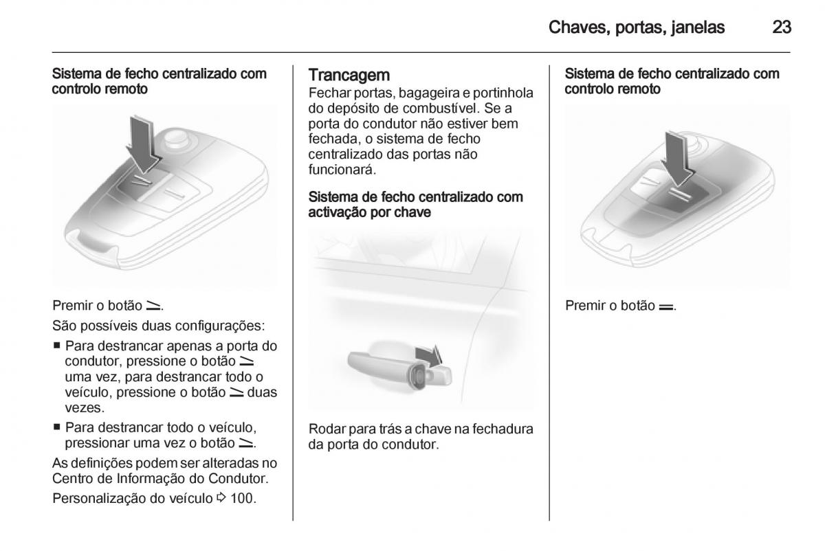 Opel Corsa D manual del propietario / page 25