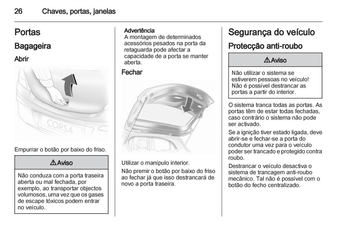 Opel Corsa D manual del propietario / page 28