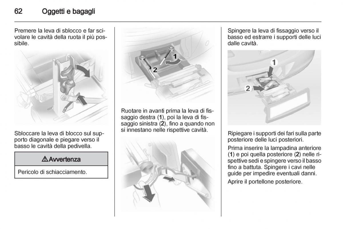 Opel Corsa D manuale del proprietario / page 64