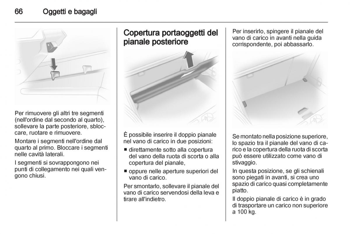 Opel Corsa D manuale del proprietario / page 68