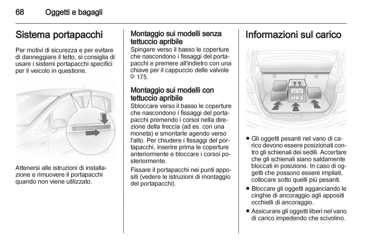 Opel Corsa D manuale del proprietario / page 70