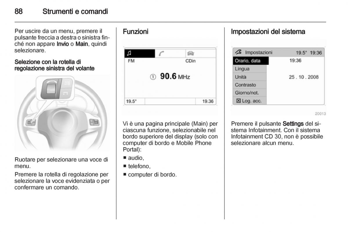 Opel Corsa D manuale del proprietario / page 90