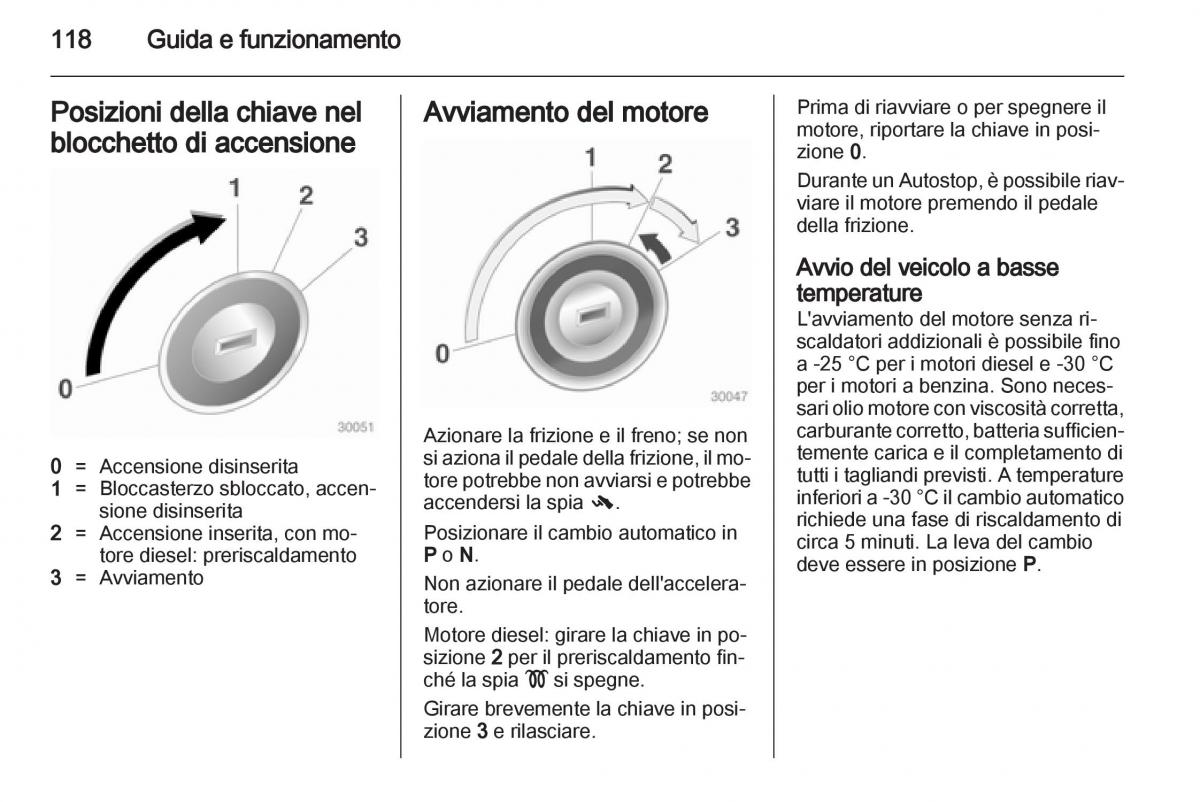 Opel Corsa D manuale del proprietario / page 120