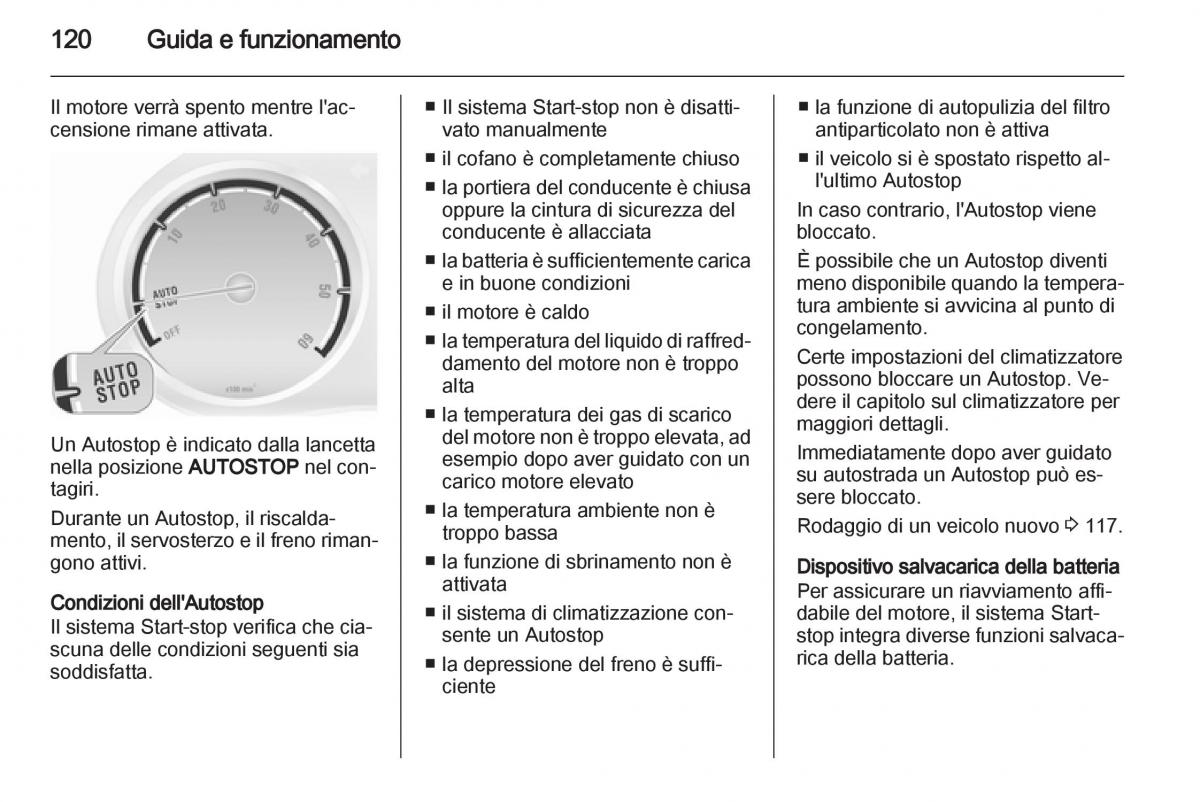 Opel Corsa D manuale del proprietario / page 122