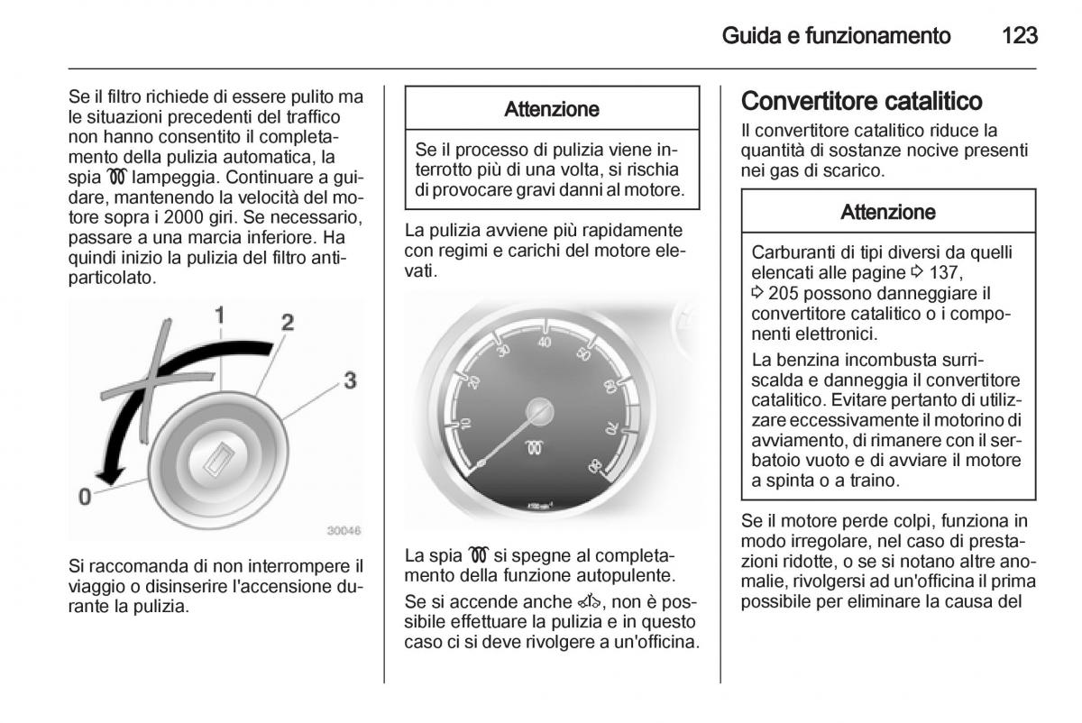 Opel Corsa D manuale del proprietario / page 125