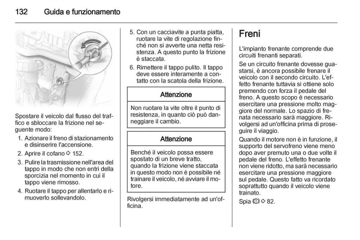 Opel Corsa D manuale del proprietario / page 134