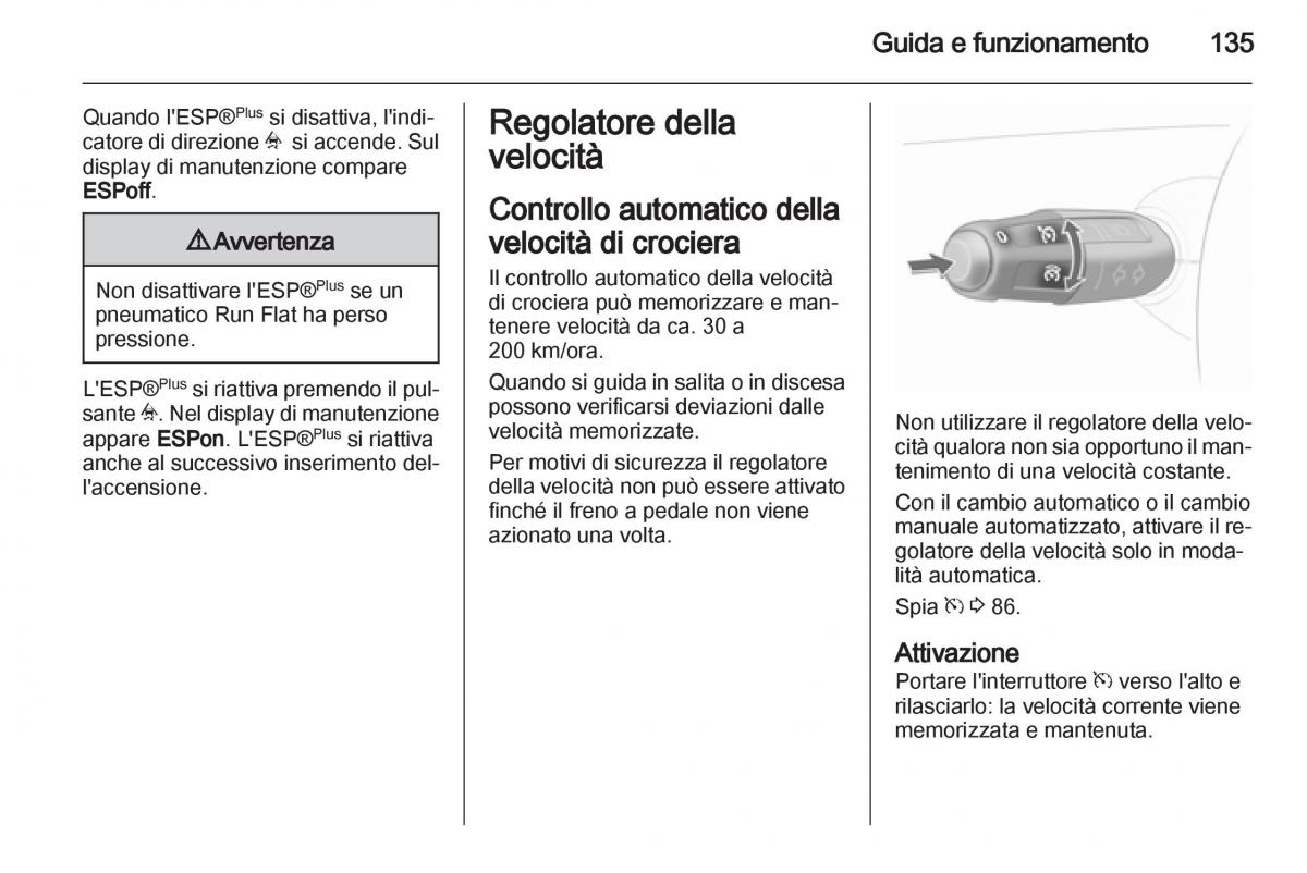 Opel Corsa D manuale del proprietario / page 137