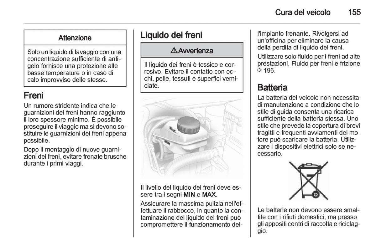 Opel Corsa D manuale del proprietario / page 157