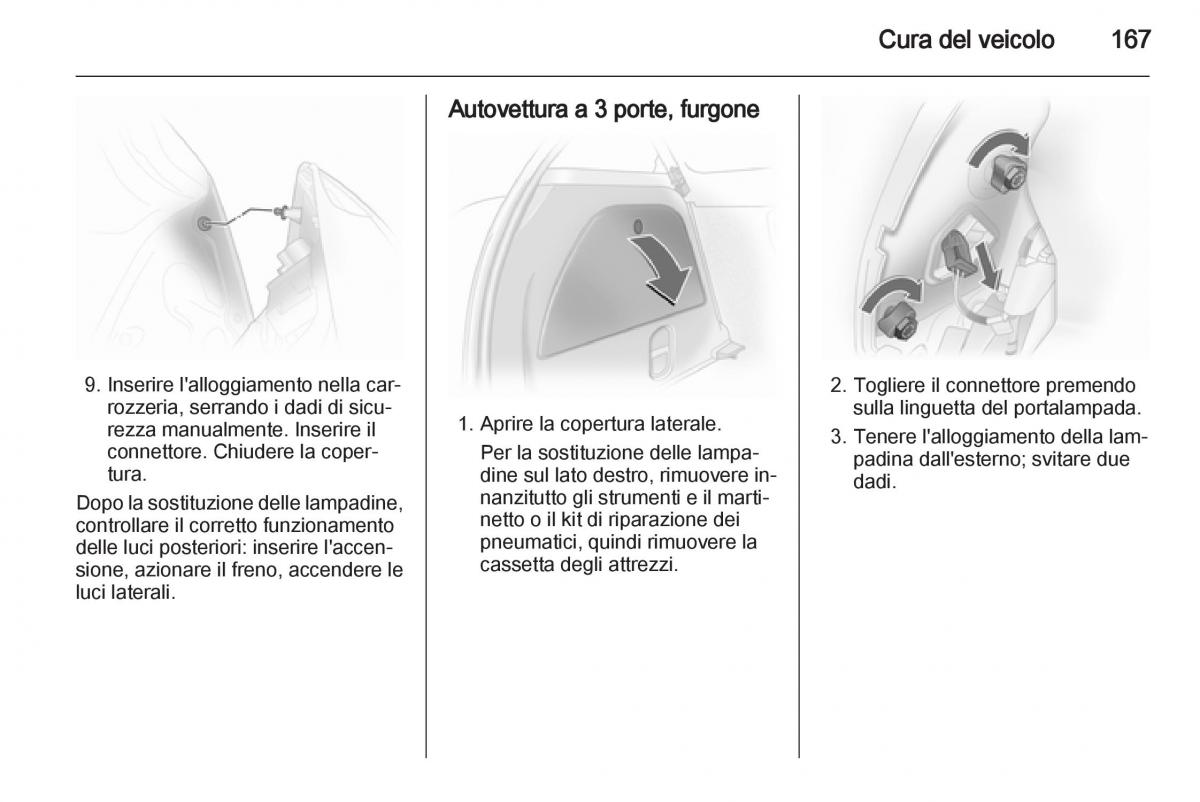 Opel Corsa D manuale del proprietario / page 169