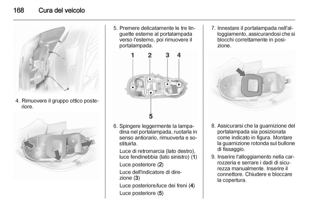 Opel Corsa D manuale del proprietario / page 170