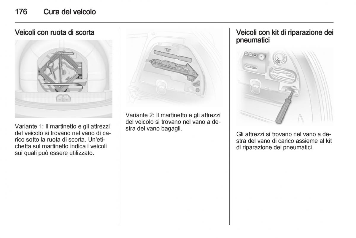 Opel Corsa D manuale del proprietario / page 178