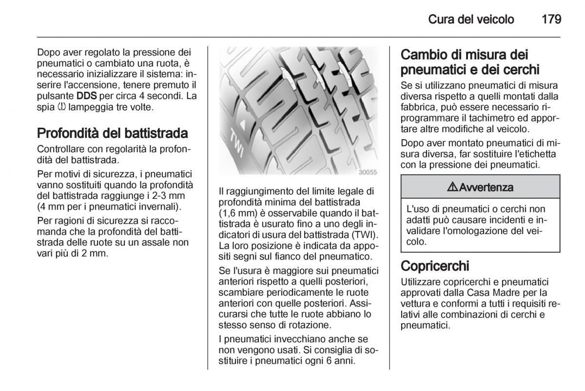 Opel Corsa D manuale del proprietario / page 181