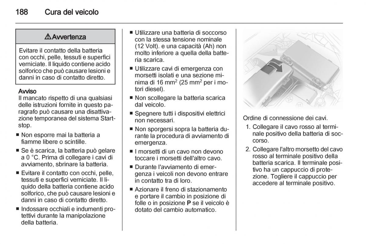 Opel Corsa D manuale del proprietario / page 190