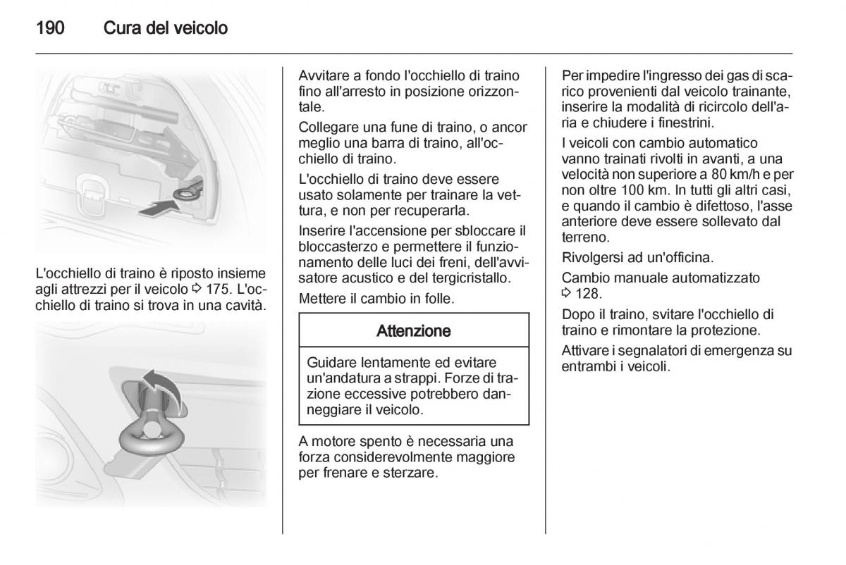 Opel Corsa D manuale del proprietario / page 192