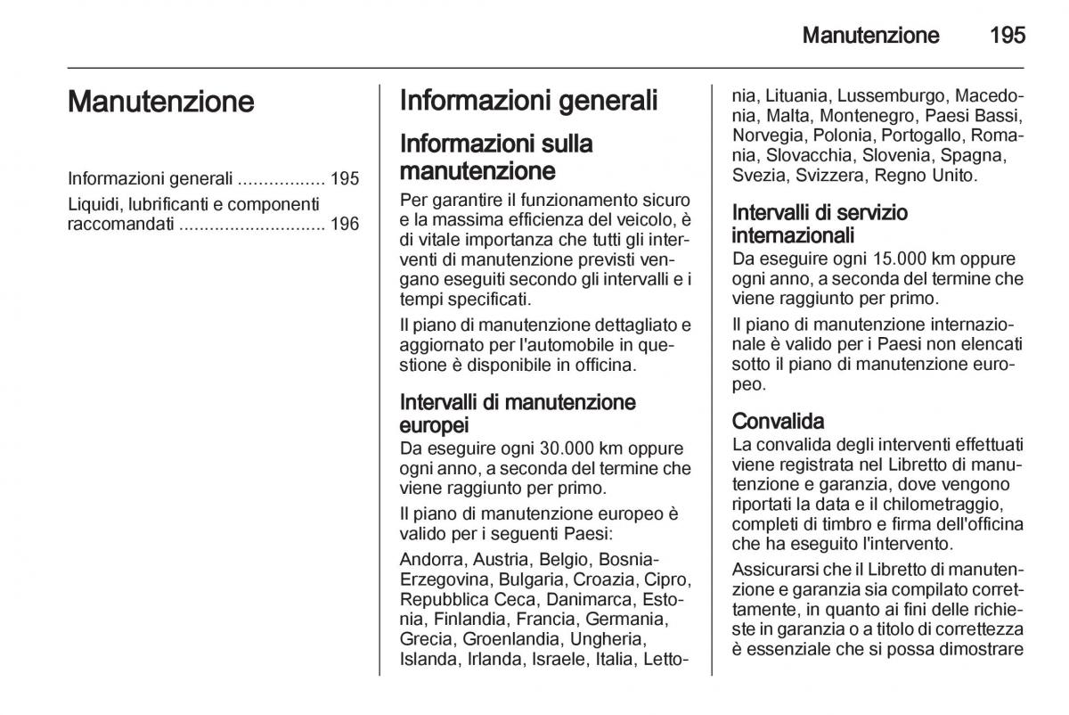 Opel Corsa D manuale del proprietario / page 197