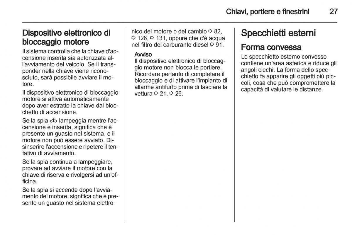 Opel Corsa D manuale del proprietario / page 29