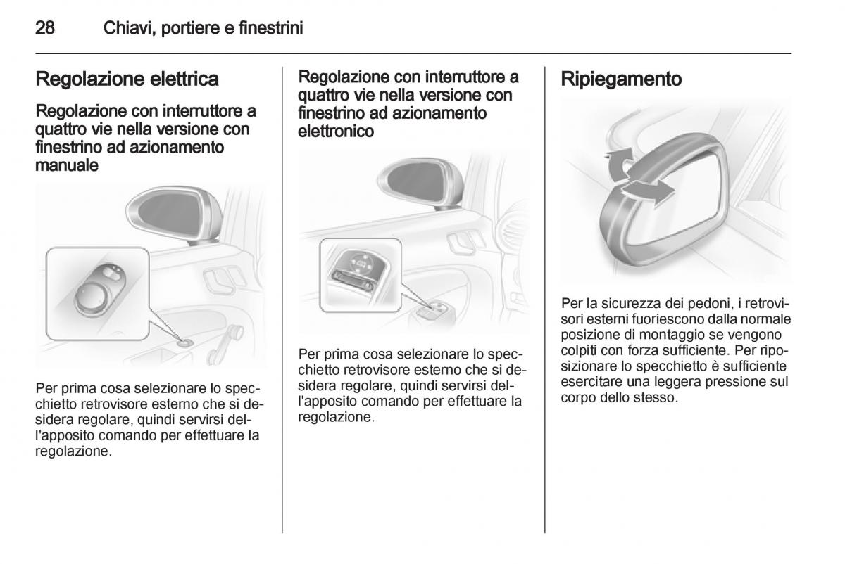 Opel Corsa D manuale del proprietario / page 30