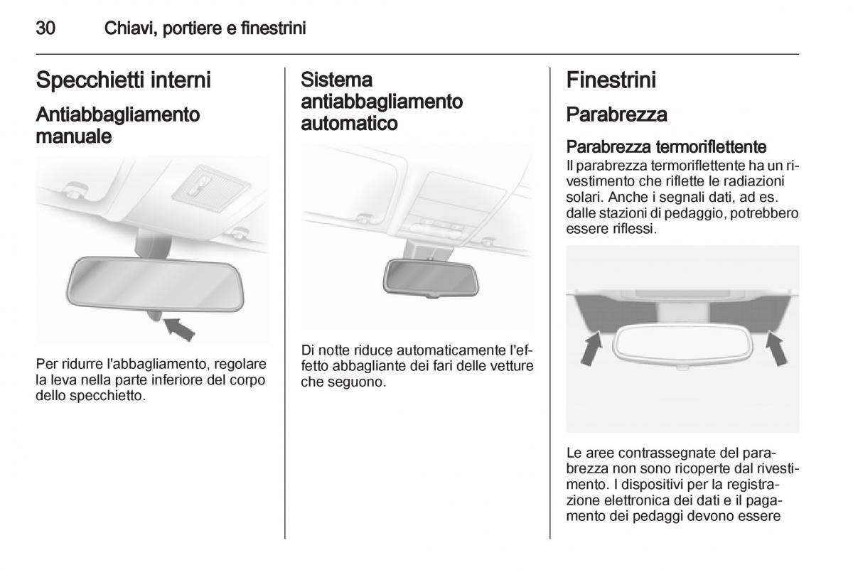 Opel Corsa D manuale del proprietario / page 32