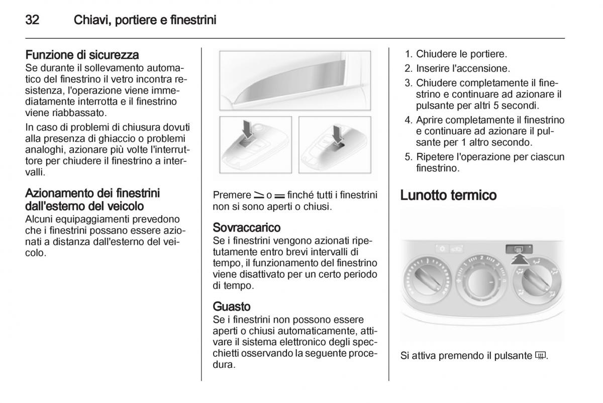 Opel Corsa D manuale del proprietario / page 34