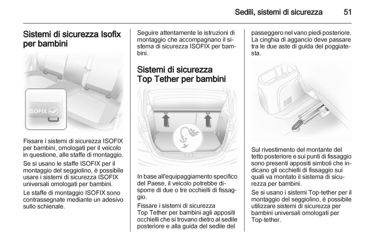 Opel Corsa D manuale del proprietario / page 53