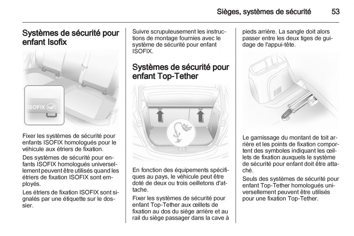 Opel Corsa D manuel du proprietaire / page 55