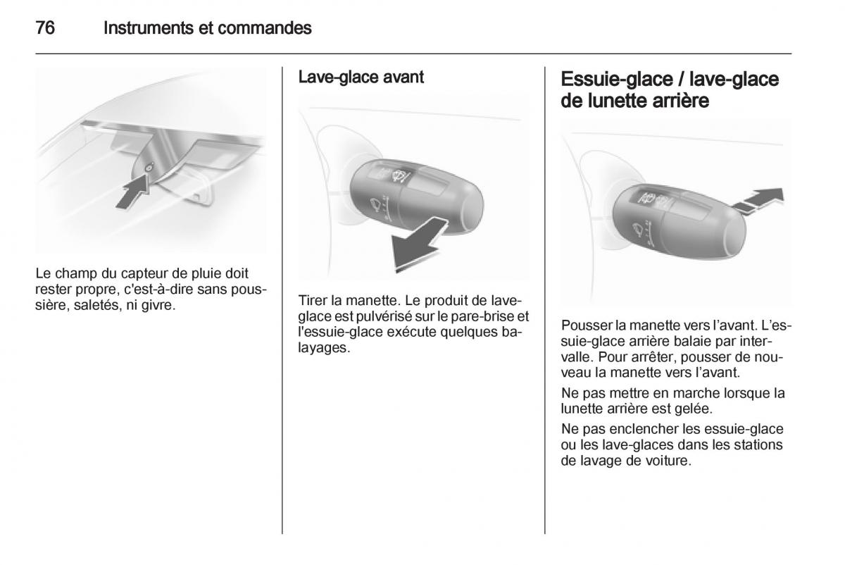 Opel Corsa D manuel du proprietaire / page 78