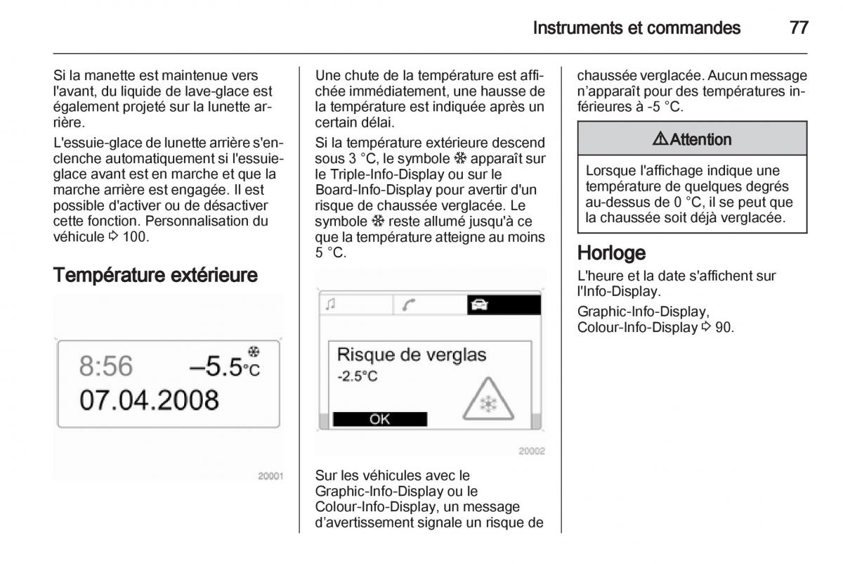 Opel Corsa D manuel du proprietaire / page 79