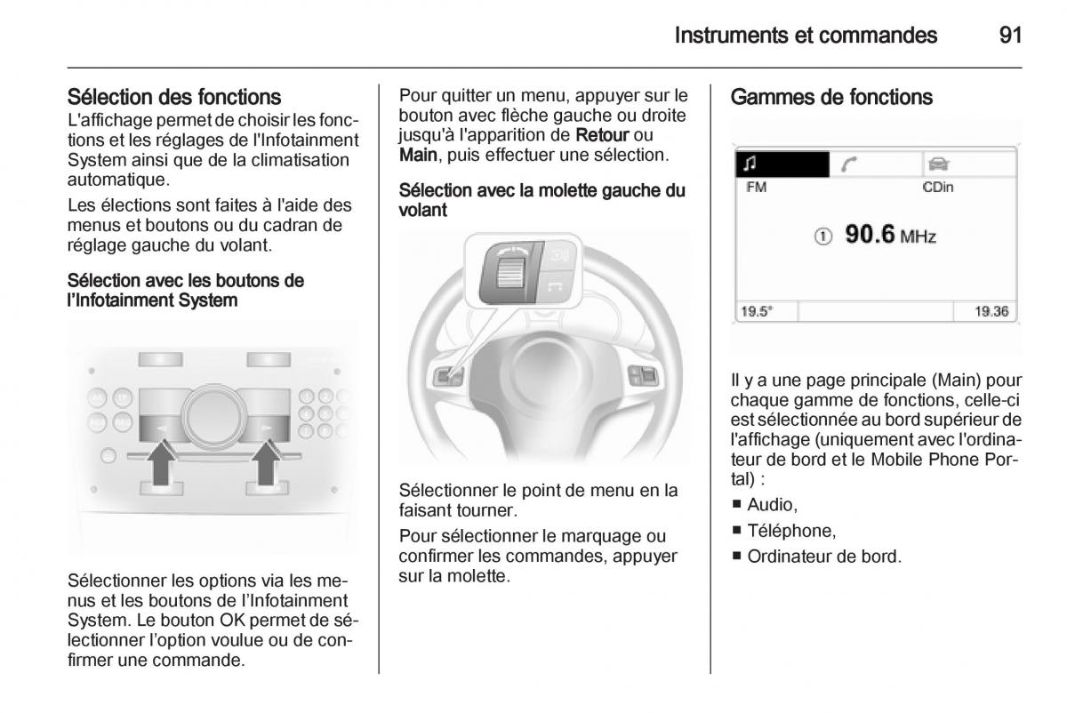 Opel Corsa D manuel du proprietaire / page 93