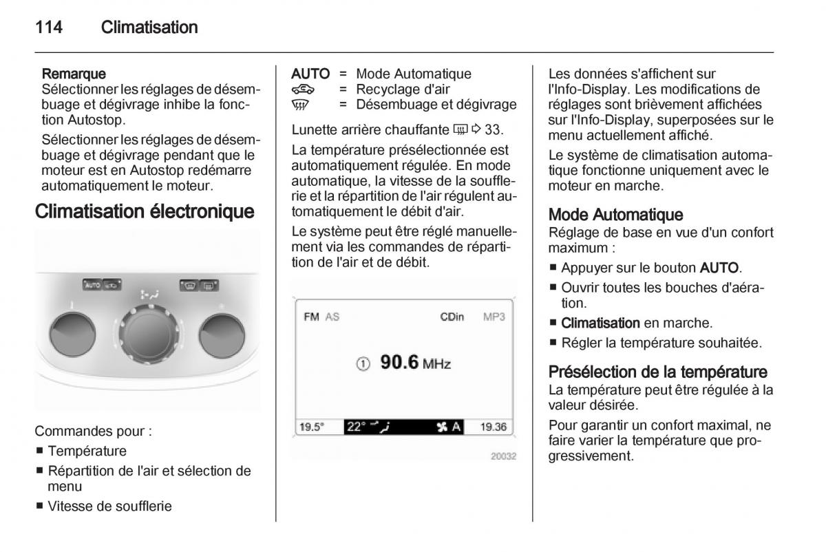 Opel Corsa D manuel du proprietaire / page 116