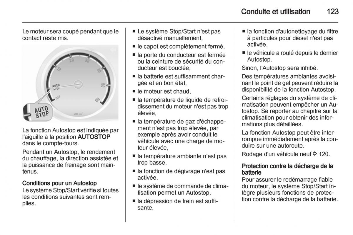 Opel Corsa D manuel du proprietaire / page 125