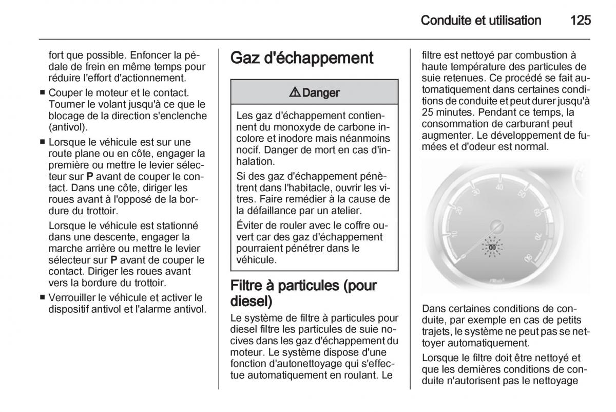 Opel Corsa D manuel du proprietaire / page 127