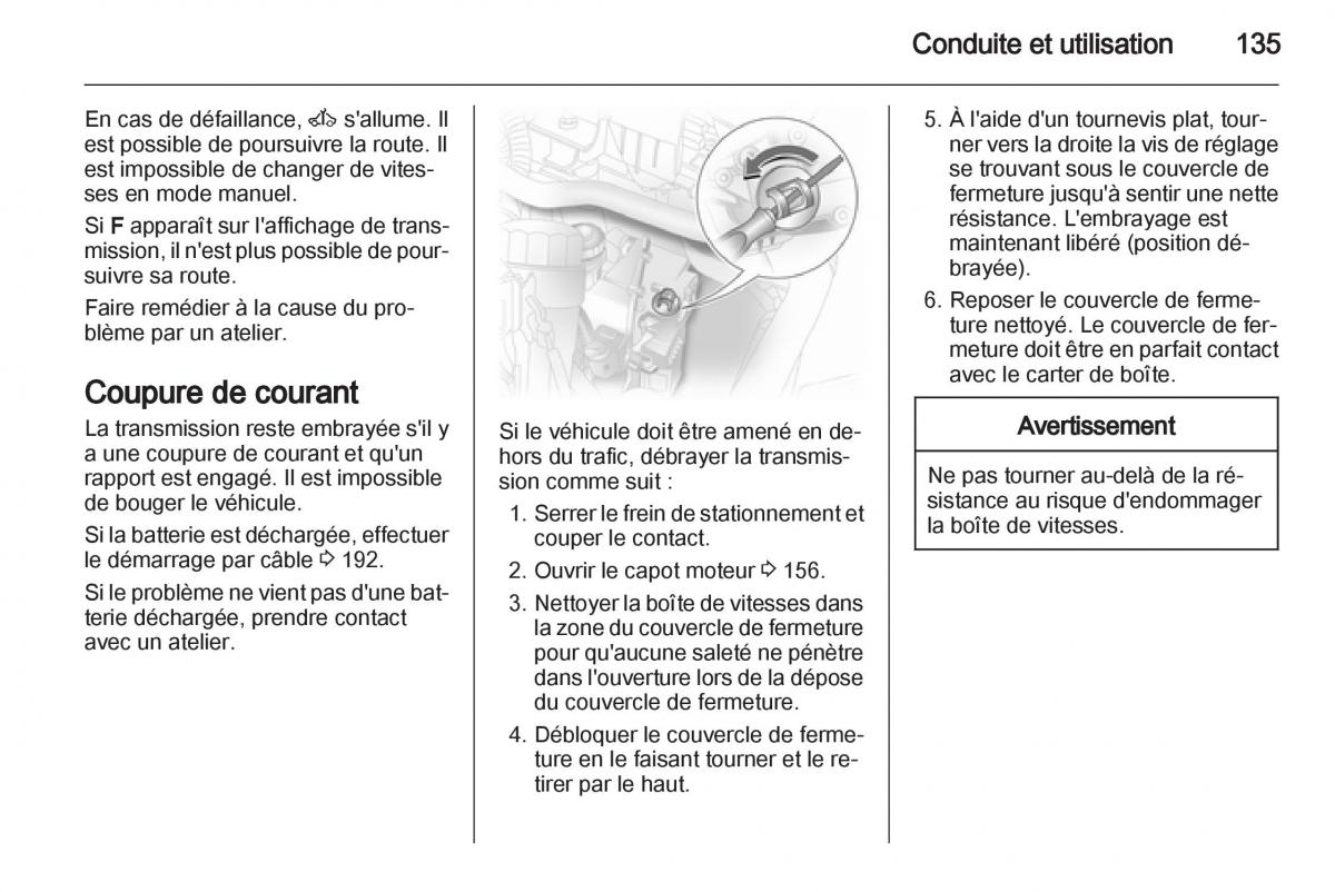 Opel Corsa D manuel du proprietaire / page 137