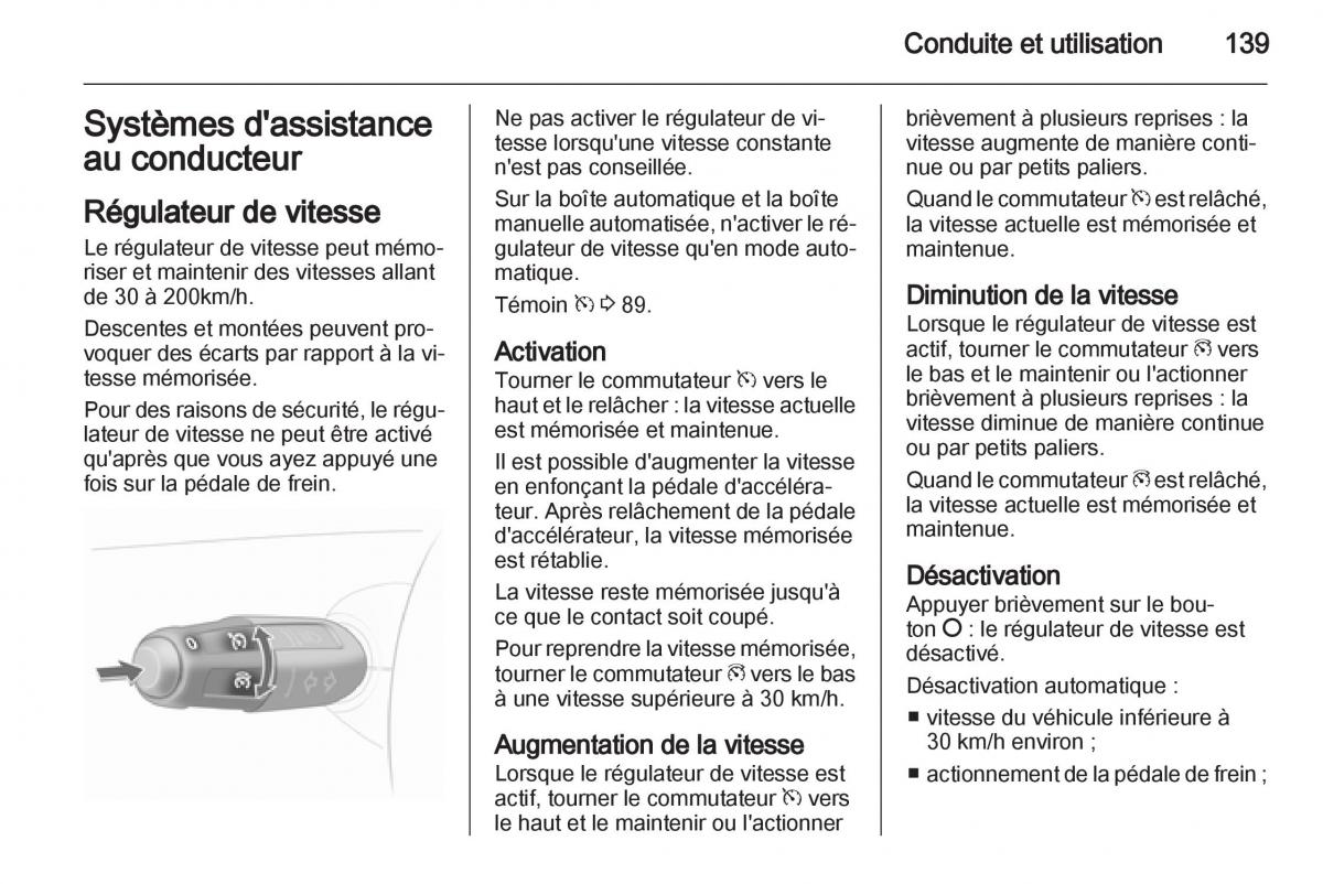 Opel Corsa D manuel du proprietaire / page 141