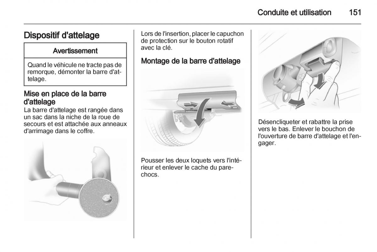 Opel Corsa D manuel du proprietaire / page 153