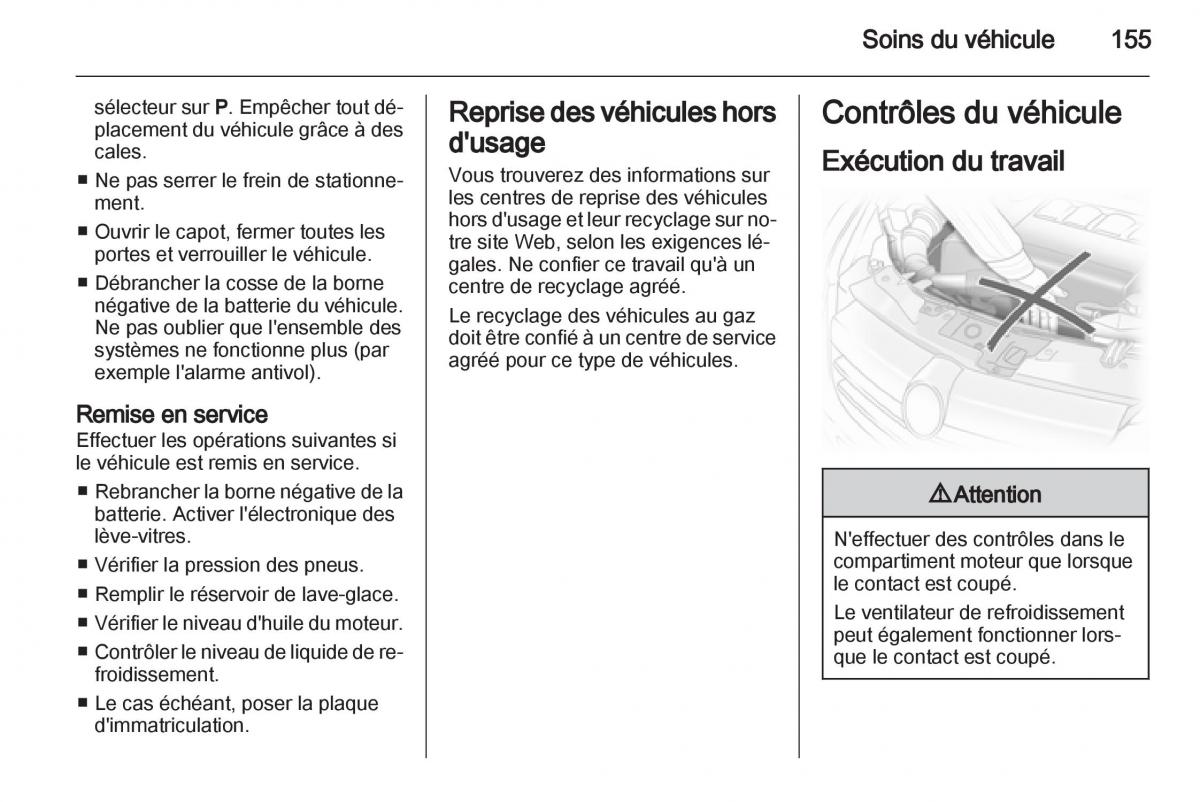 Opel Corsa D manuel du proprietaire / page 157