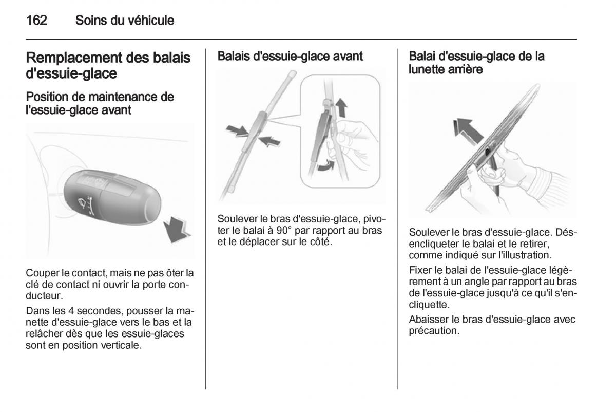 Opel Corsa D manuel du proprietaire / page 164