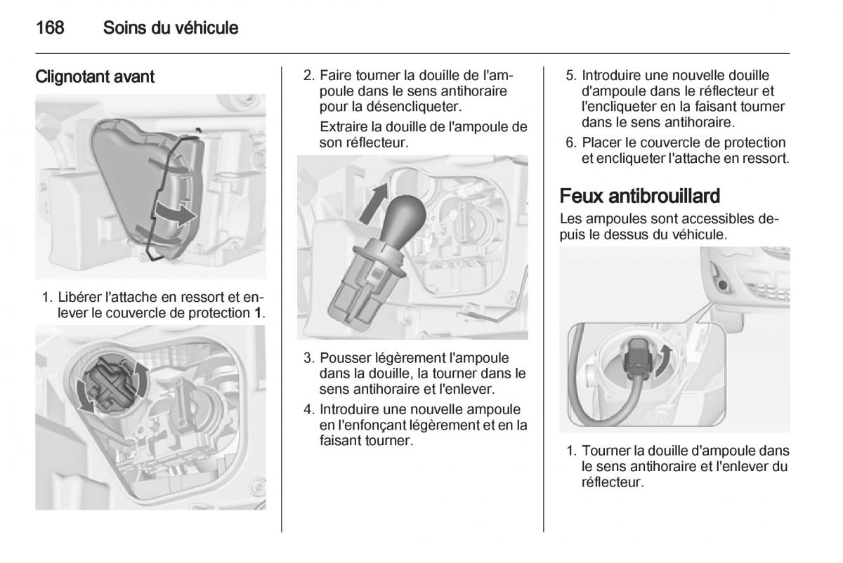 Opel Corsa D manuel du proprietaire / page 170