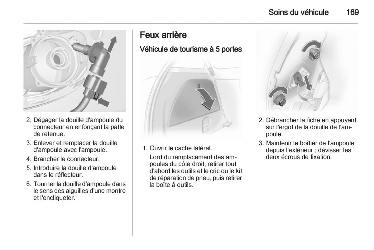 Opel Corsa D manuel du proprietaire / page 171