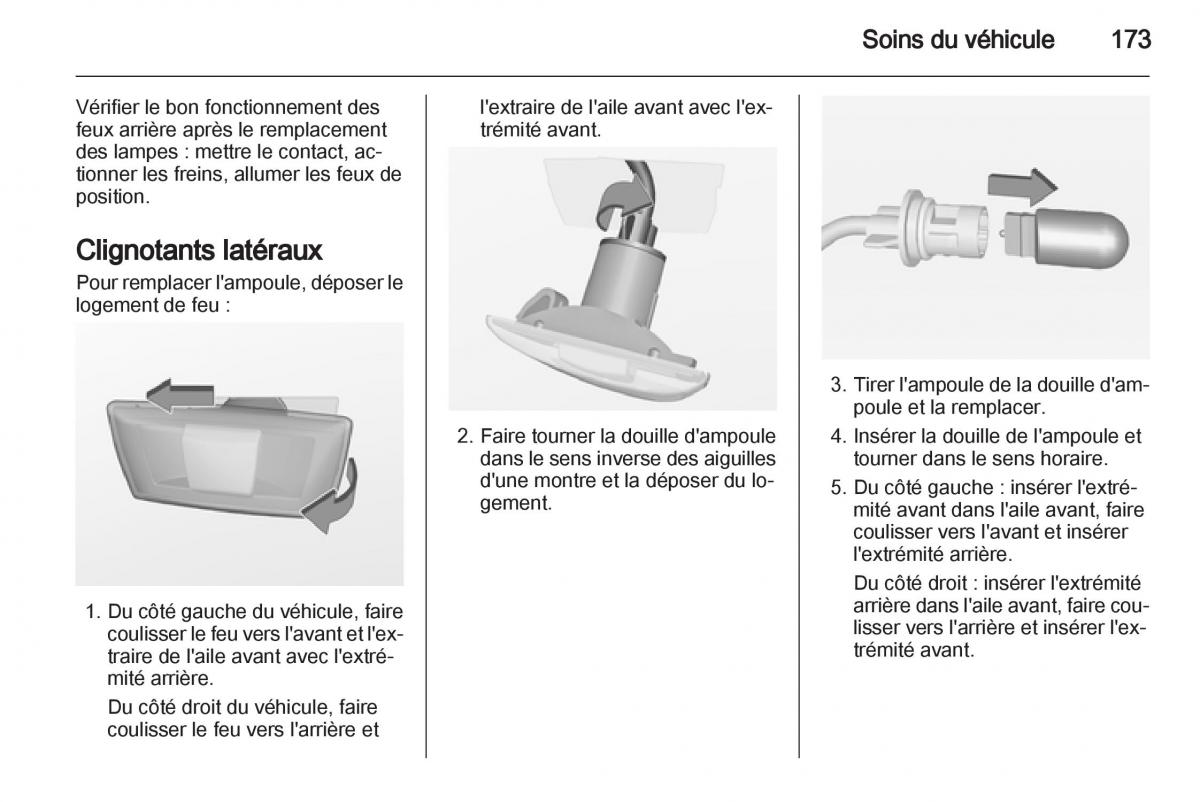 Opel Corsa D manuel du proprietaire / page 175