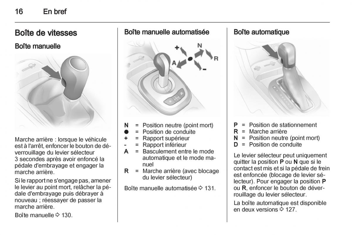 Opel Corsa D manuel du proprietaire / page 18